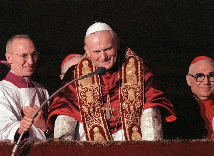 Giovanni Paolo II, appena eletto