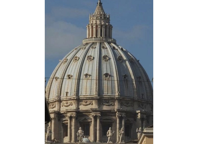 Il cupolone della basilica di San Pietro Il cupolone della basilica di San Pietro