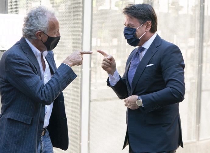 Peter Gomez e Giuseppe Conte