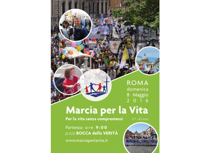 La Marcia per la vita dell'8 maggio a Roma La Marcia per la vita dell'8 maggio a Roma