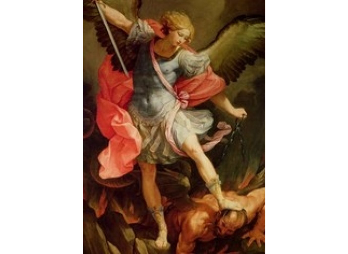 L'Arcangelo Michele che vicne il diavolo di guido reni L'Arcangelo Michele che vicne il diavolo di guido reni