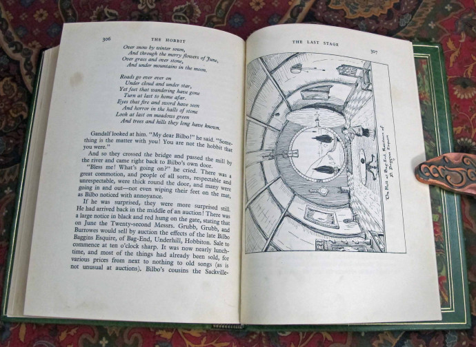 Lo Hobbit, prima edizione inglese del 1937 Lo Hobbit, prima edizione inglese del 1937
