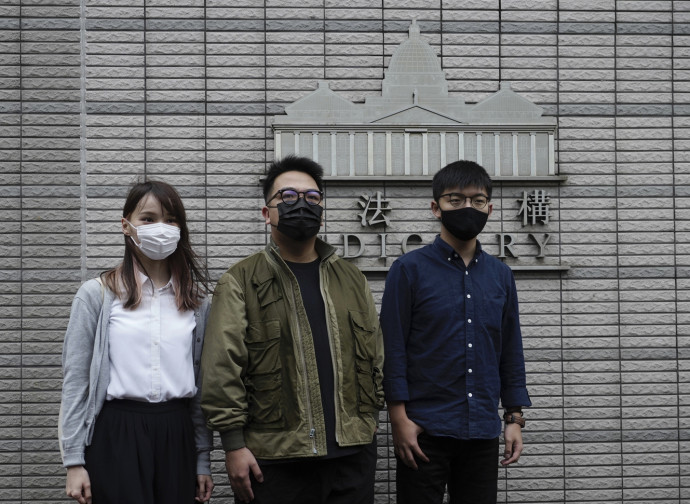 Agnes Chow, Ivan Lam, Joshua Wong Agnes Chow, Ivan Lam, Joshua Wong