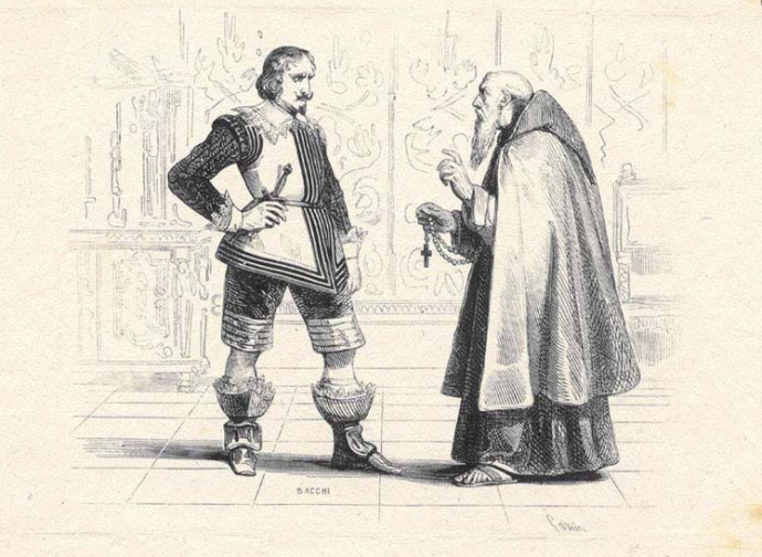 don Rodrigo e fra Cristoforo don Rodrigo e fra Cristoforo