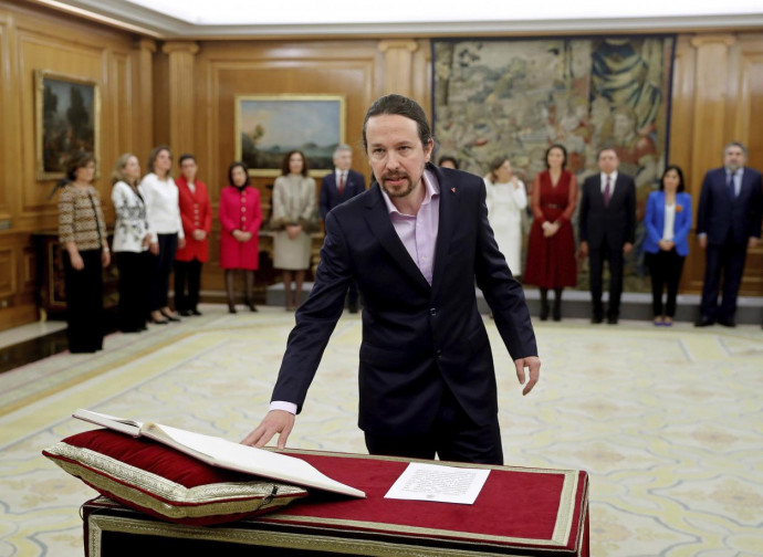 Iglesias presta giuramento Iglesias presta giuramento