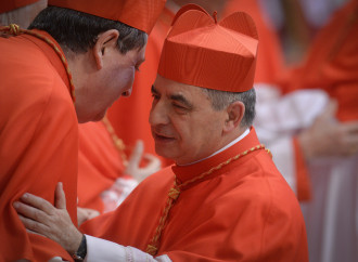Becciu in udienza da Leone XIV