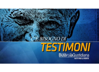 Campagna raccolta fondi per la Nuova BQ:
Abbiamo bisogno di Testimoni (ora più che mai)