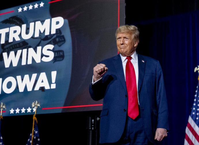 Trump vince in Iowa (La Presse) Trump vince in Iowa (La Presse)