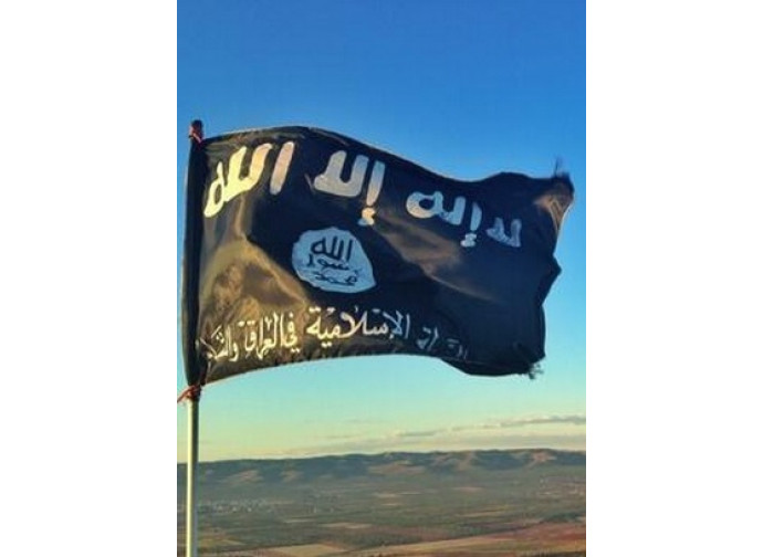 La bandiera dell'ISIS La bandiera dell'ISIS
