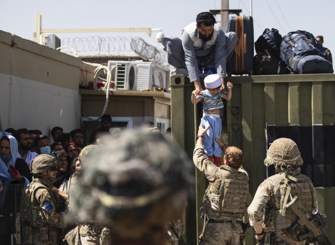 Kabul, scene della ritirata Kabul, scene della ritirata