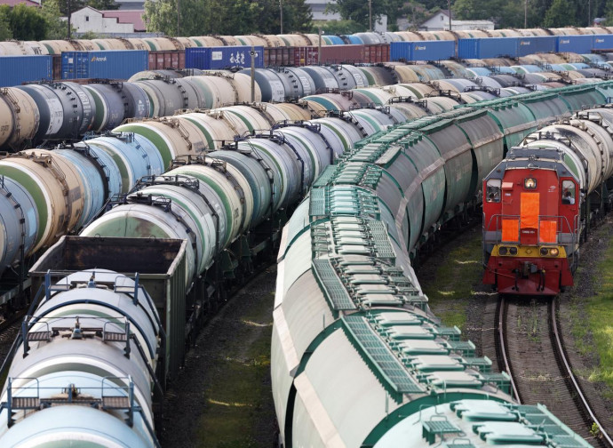 Treni fermi a Kaliningrad Treni fermi a Kaliningrad