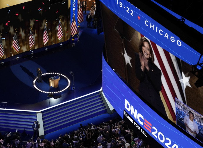 Kamala Harris a Chicago (La Presse)