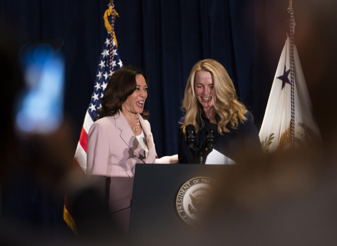 Kamala Harris e Laurene Powell Jobs (La Presse) Kamala Harris e Laurene Powell Jobs (La Presse)