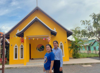 Una piccola chiesa per una piccola comunità cambogiana