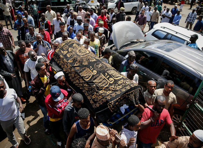 I funerali a Nairobi di Yassin Hussein Moyo I funerali a Nairobi di Yassin Hussein Moyo
