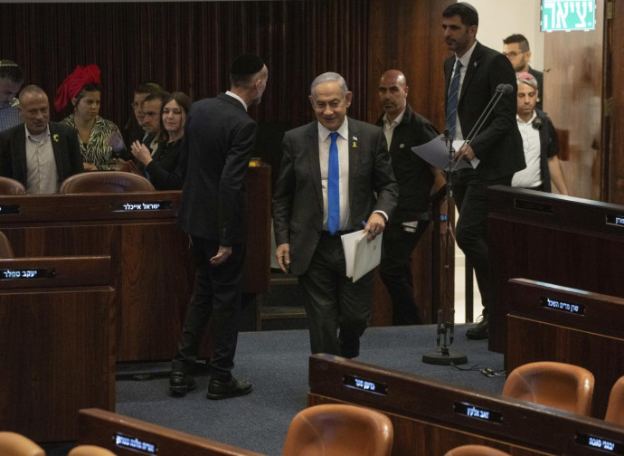 Netanyahu alla Knesset (La Presse) Netanyahu alla Knesset (La Presse)