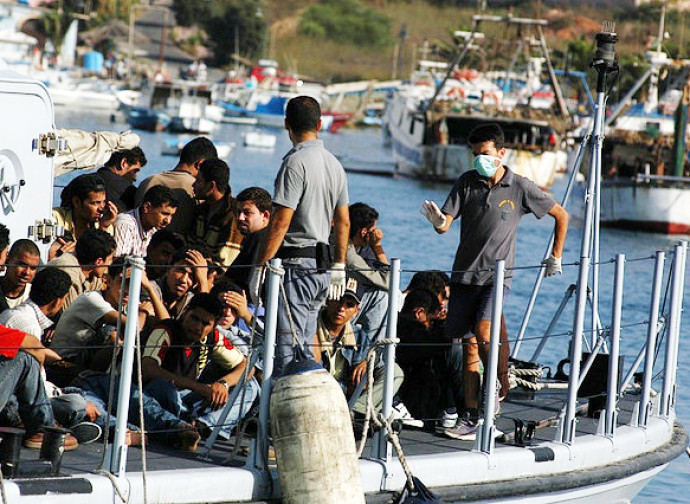 Lampedusa, un vecchio sbarco
