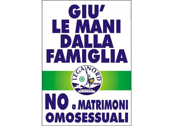 Poster pro famiglia naturale della Lega