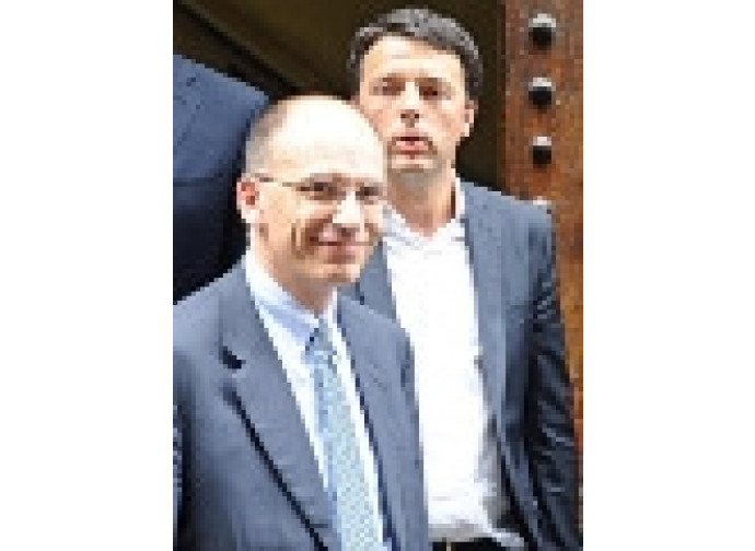 Letta e Renzi Letta e Renzi
