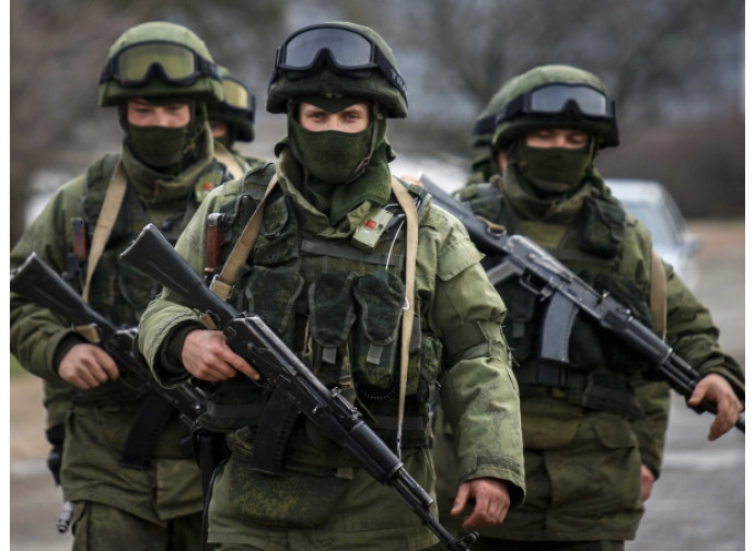 Gli "omini verdi" russi in Crimea Gli "omini verdi" russi in Crimea
