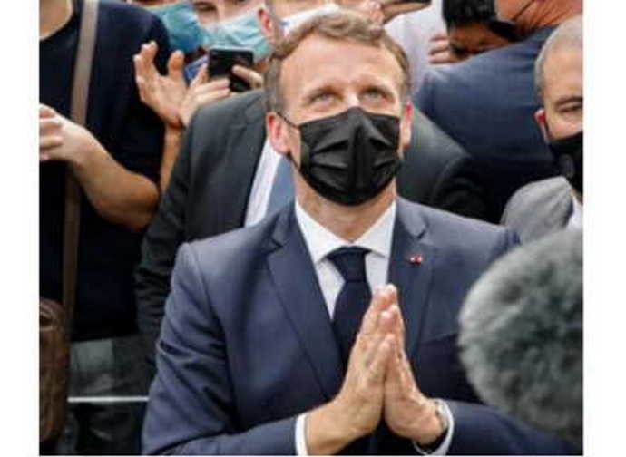 Il presidente Macron a Lourdes