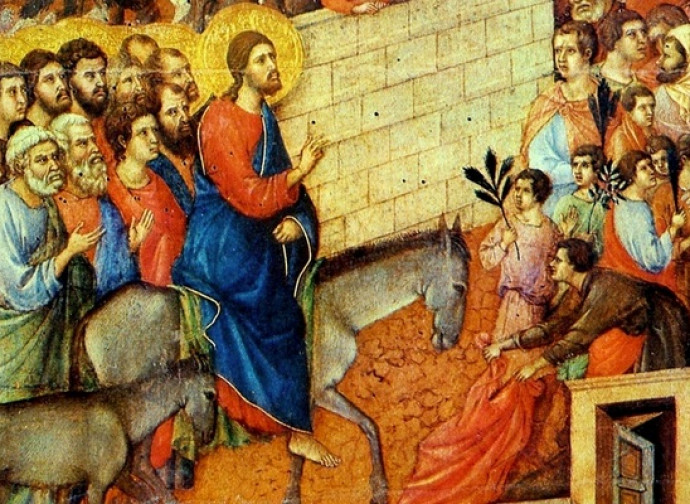 Duccio di Boninsegna, Ingresso a Gerusalemme Duccio di Boninsegna, Ingresso a Gerusalemme