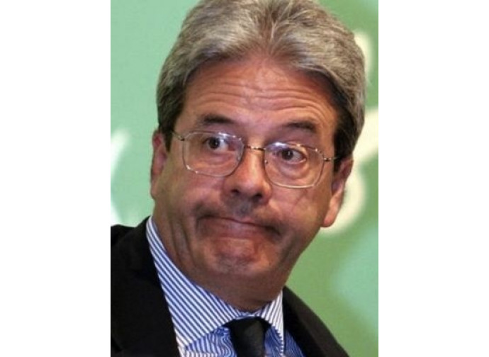 Il ministro degli Esteri Gentiloni