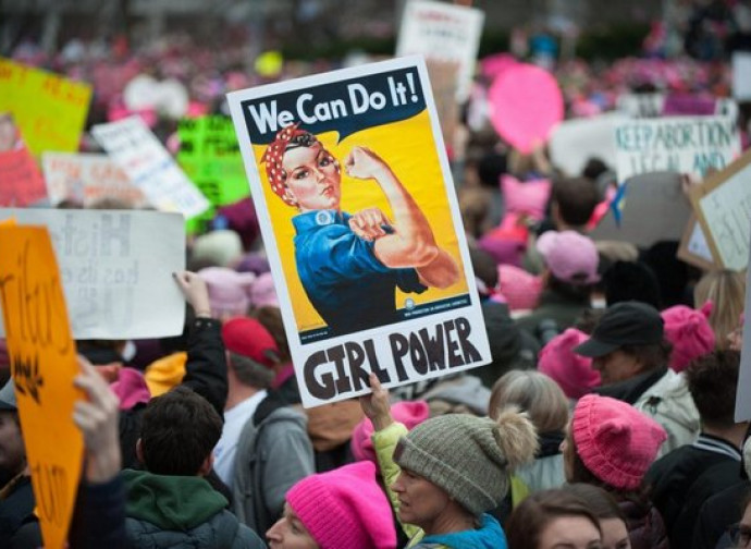 La marcia delle donne a Washington