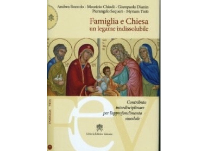 La copertina del libro Famiglia e Chiesa La copertina del libro Famiglia e Chiesa