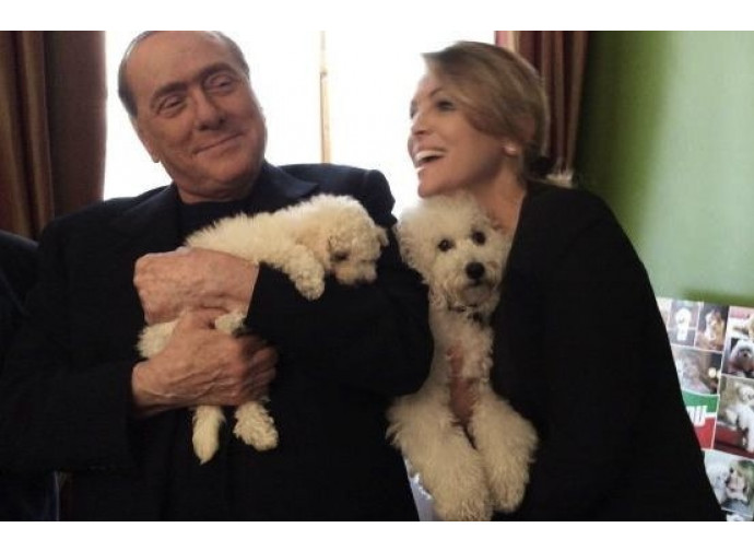 Silvio Berlusconi con Francesca Pascale Silvio Berlusconi con Francesca Pascale