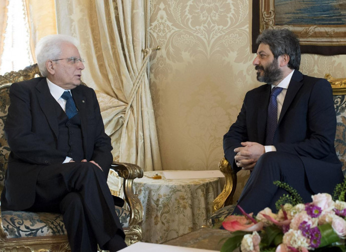 Mattarella e Fico Mattarella e Fico