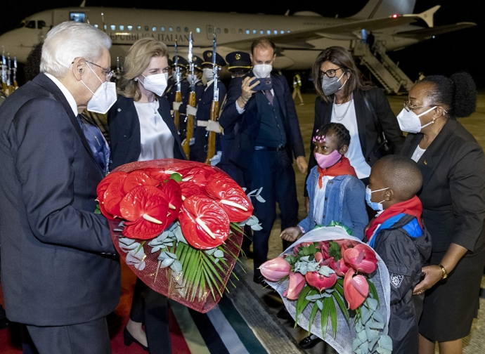 Mattarella in Mozambico Mattarella in Mozambico