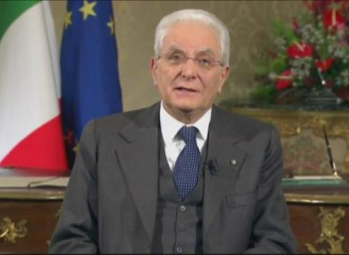 Il presidente della Repubblica Sergio Mattarella