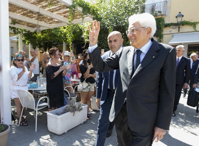 Sergio Mattarella a Ventotene