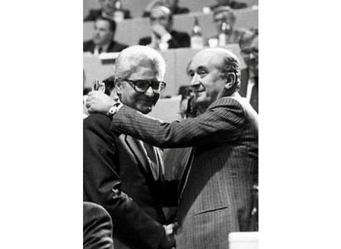 Sergio Mattarella e Ciriaco De Mita Sergio Mattarella e Ciriaco De Mita