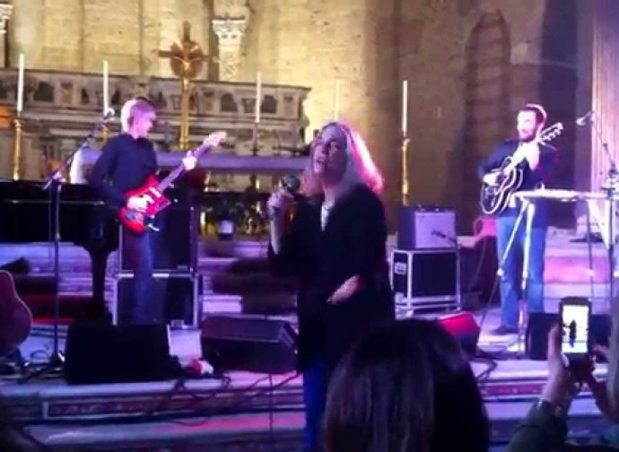 Il concerto di Patti Smith in chiesa (2014)