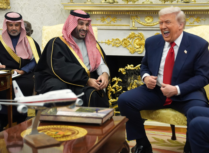Mohammed bin Salman e Trump (AP)