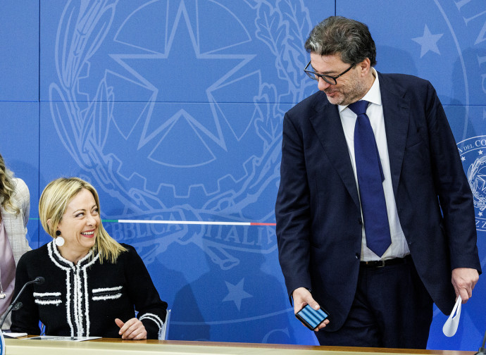 Meloni e Giorgetti Meloni e Giorgetti