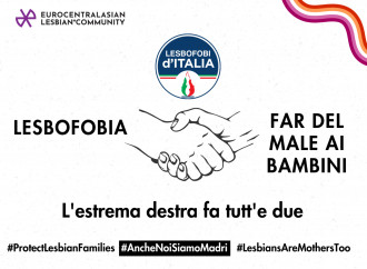 Lesbiche d'Europa contro Meloni
