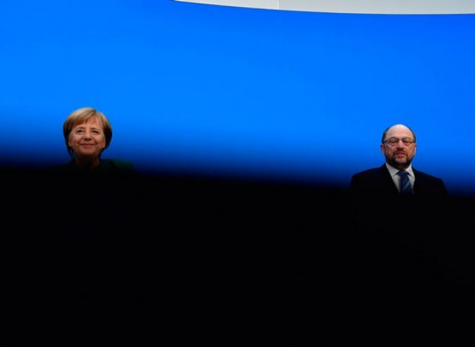 Merkel e Schulz Merkel e Schulz
