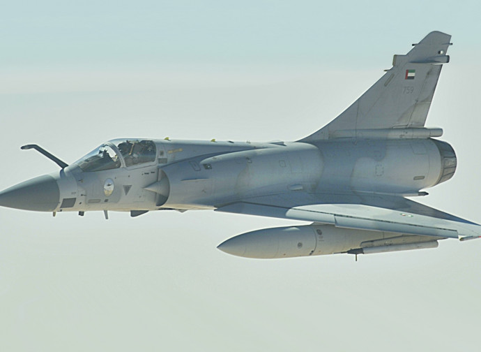 Un Mirage 2000 degli Emirati Arabi Uniti: possibile arma del raid?
