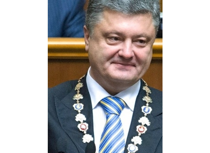 Il presidente ucraino Poroshenko Il presidente ucraino Poroshenko