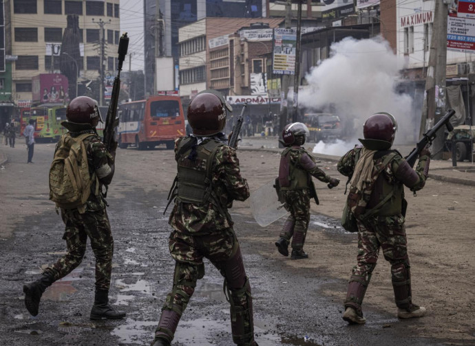 Scontri a Nairobi (La Presse) Scontri a Nairobi (La Presse)