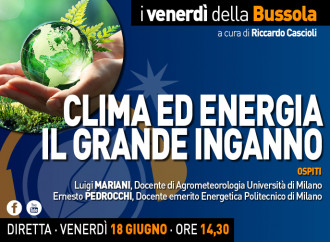 Clima ed energia, il grande inganno. IN DIRETTA