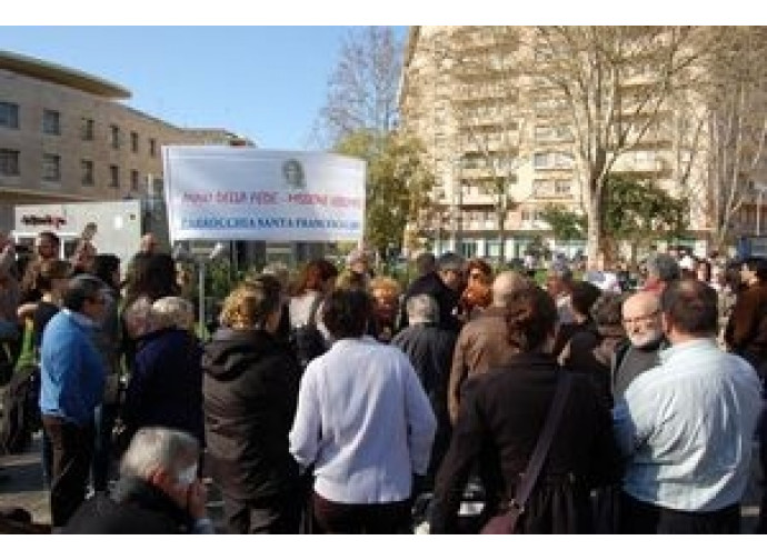 Neocatecumenali in piazza Bologna a Roma, 7 aorile Neocatecumenali in piazza Bologna a Roma, 7 aorile