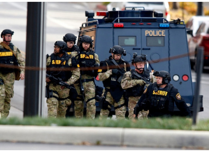 Ohio, sul luogo dell'attentato Ohio, sul luogo dell'attentato