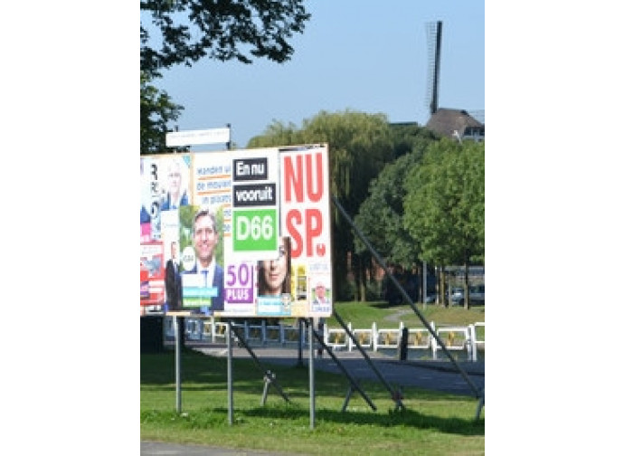 Poster elettorali in Olanda Poster elettorali in Olanda