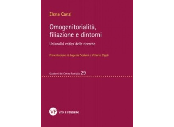 Copertina libro omogenitorialità