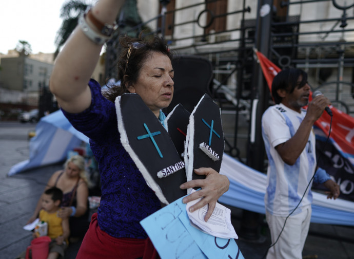 Manifestanti dell'Onda Celeste