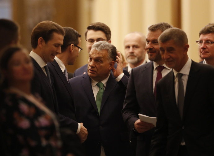 Viktor Orban (Ungheria) incontra Sebastian Kurz (Austria) Viktor Orban (Ungheria) incontra Sebastian Kurz (Austria)